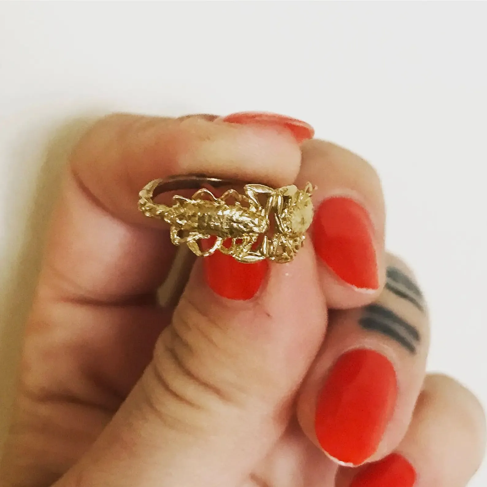 Two Scorpions Ring