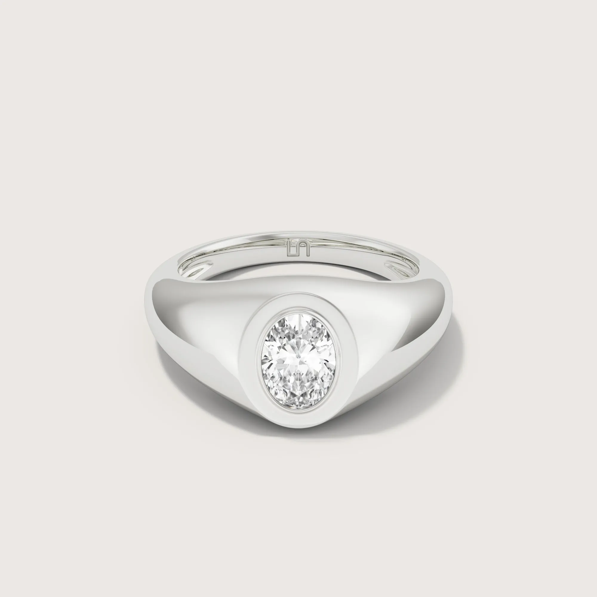 Unicus Diamond Signet Ring Oval