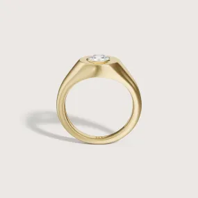 Unicus Diamond Signet Ring Oval