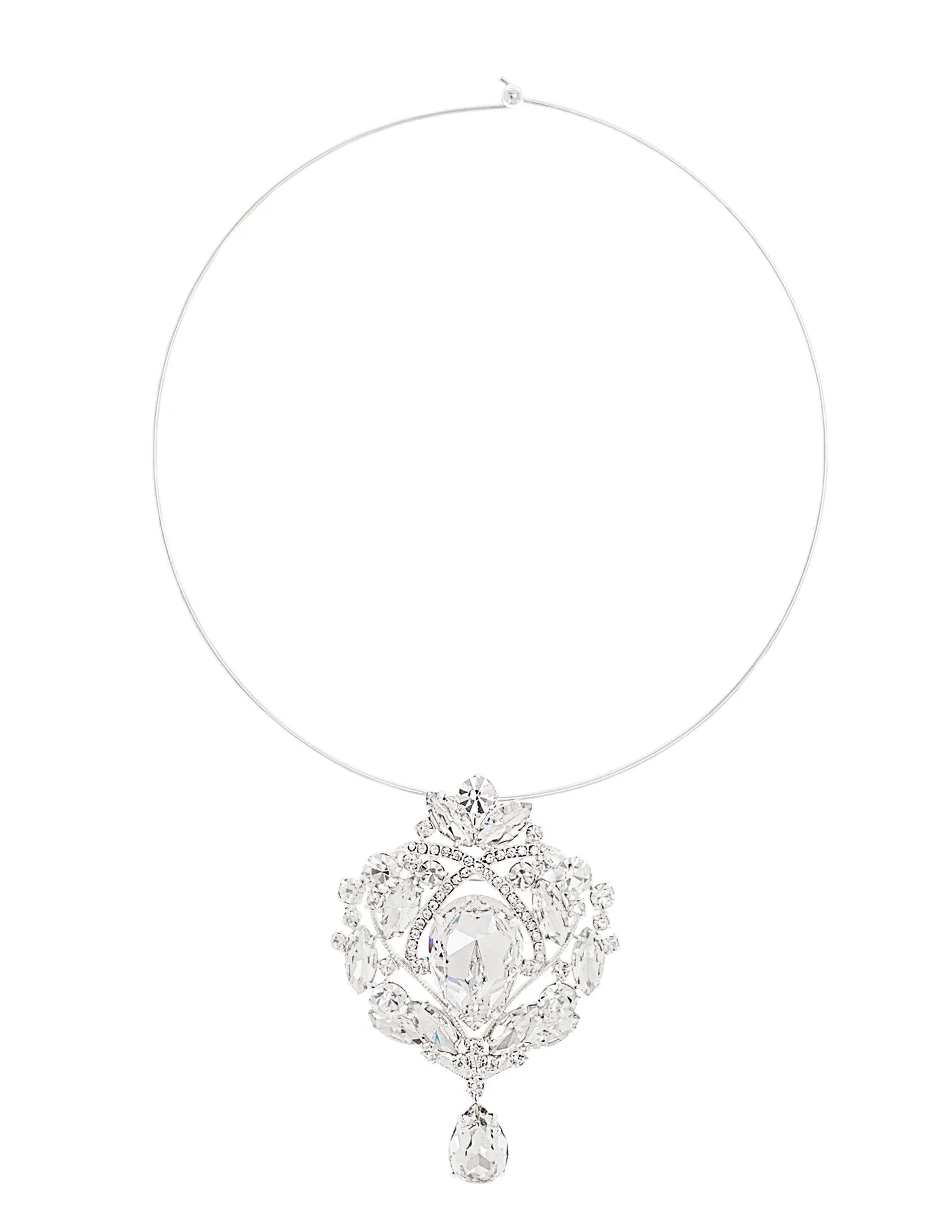VINTAGE COLLAR STATEMENT NECKLACE & PIN