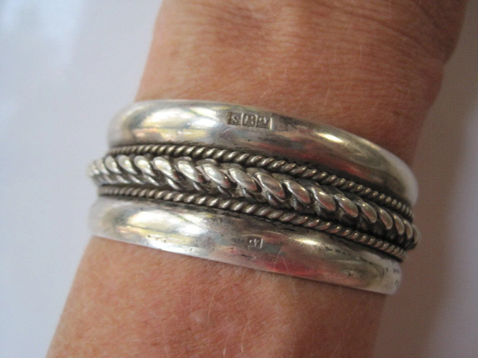 Vintage Silver Bedouin Cuff Bracelet  1948 - 1949