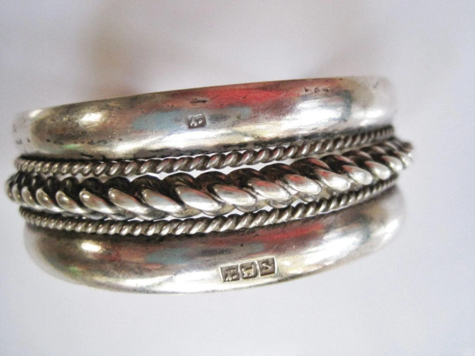 Vintage Silver Bedouin Cuff Bracelet  1948 - 1949