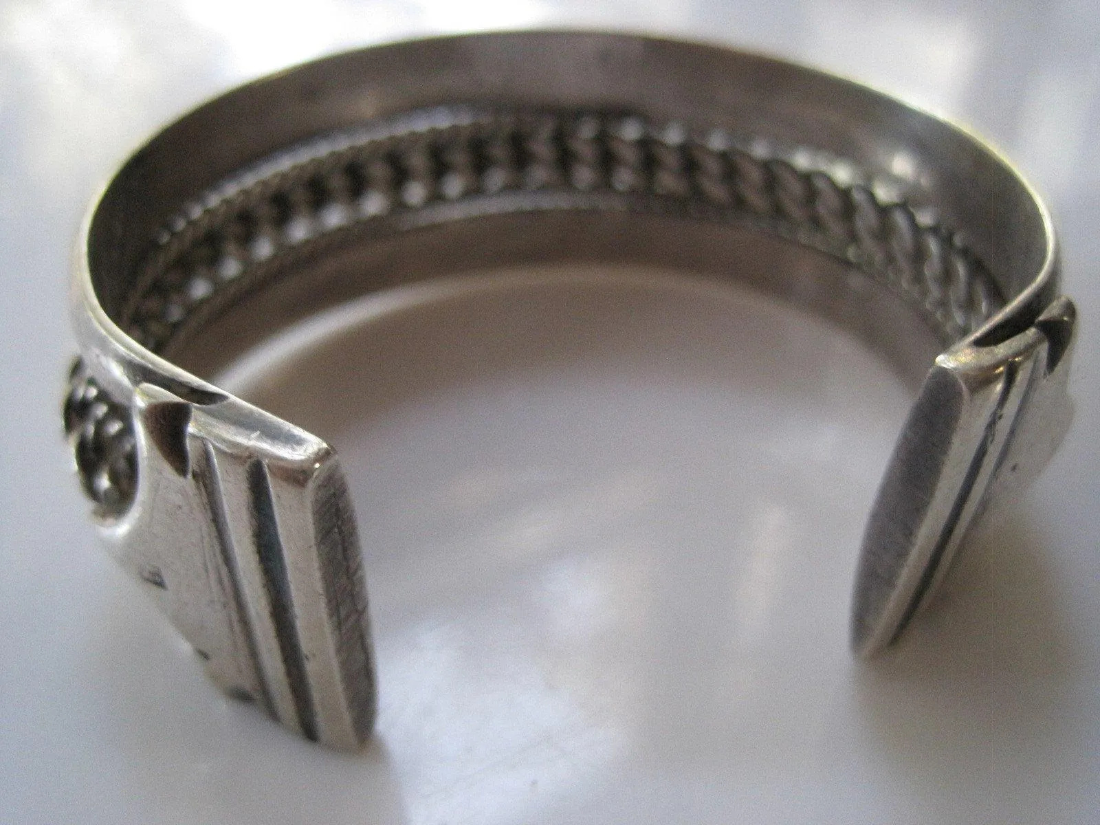 Vintage Silver Bedouin Cuff Bracelet  1948 - 1949