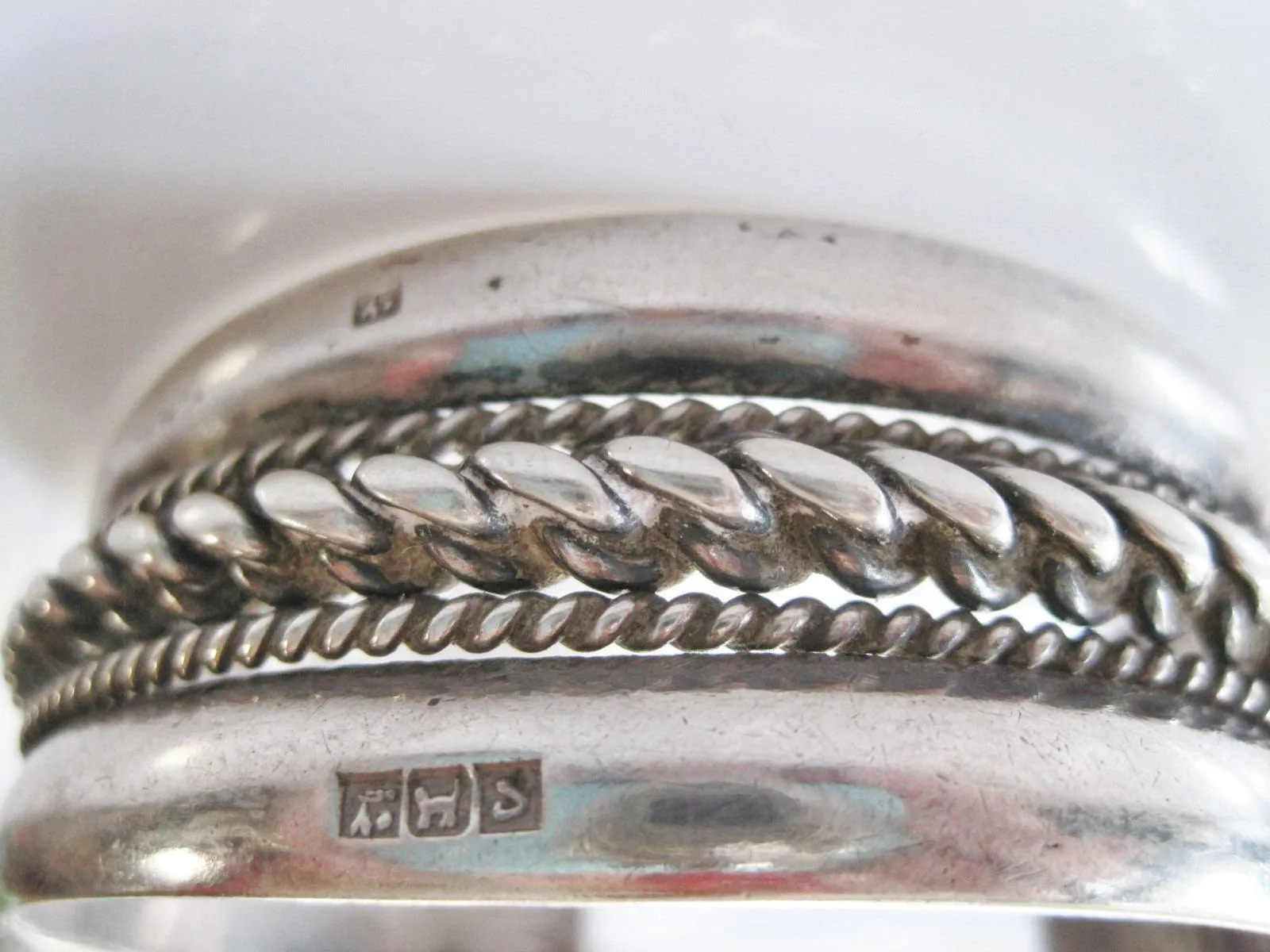 Vintage Silver Bedouin Cuff Bracelet  1948 - 1949