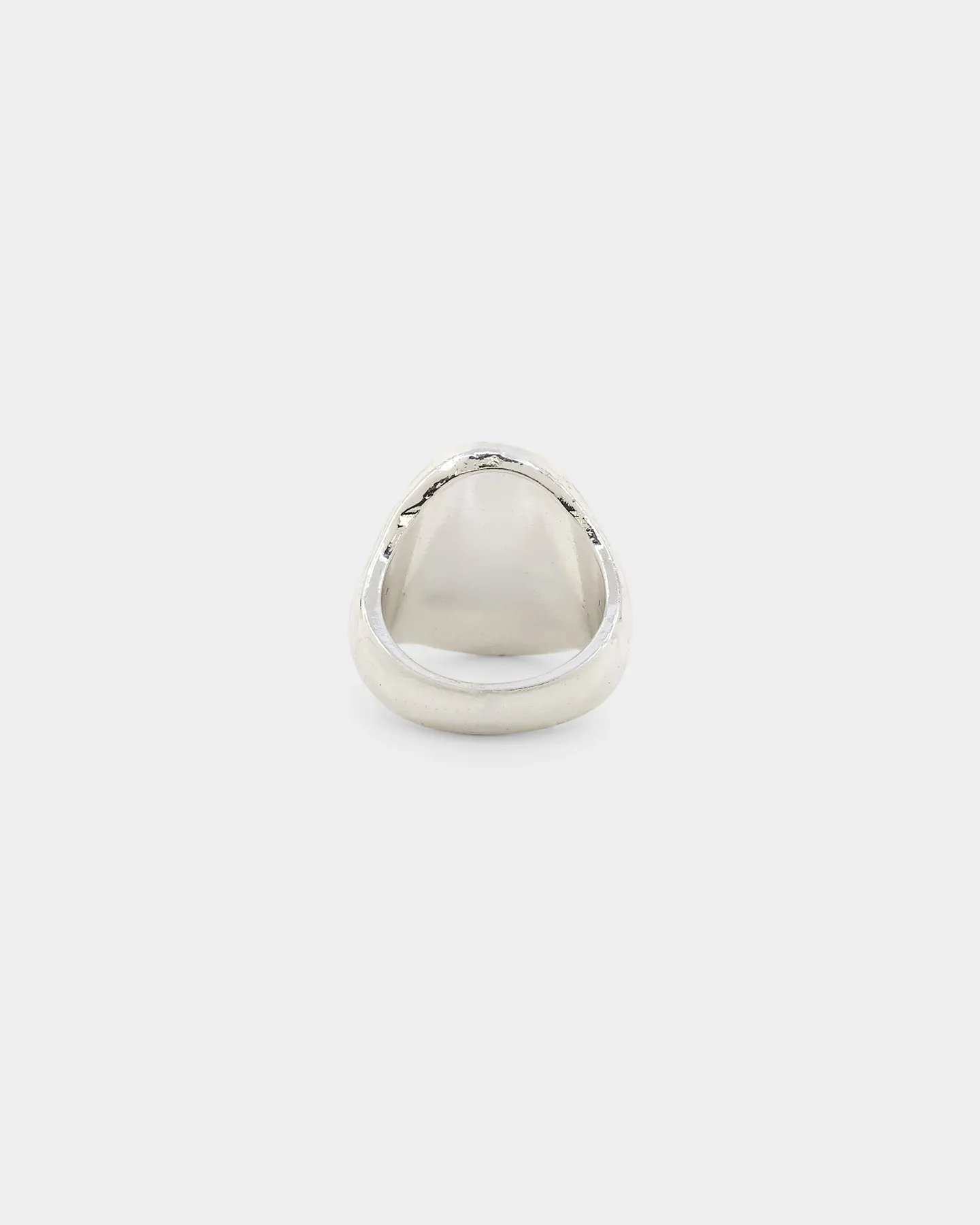 Wild For The Weekend Flame Signet Ring (Large) Silver