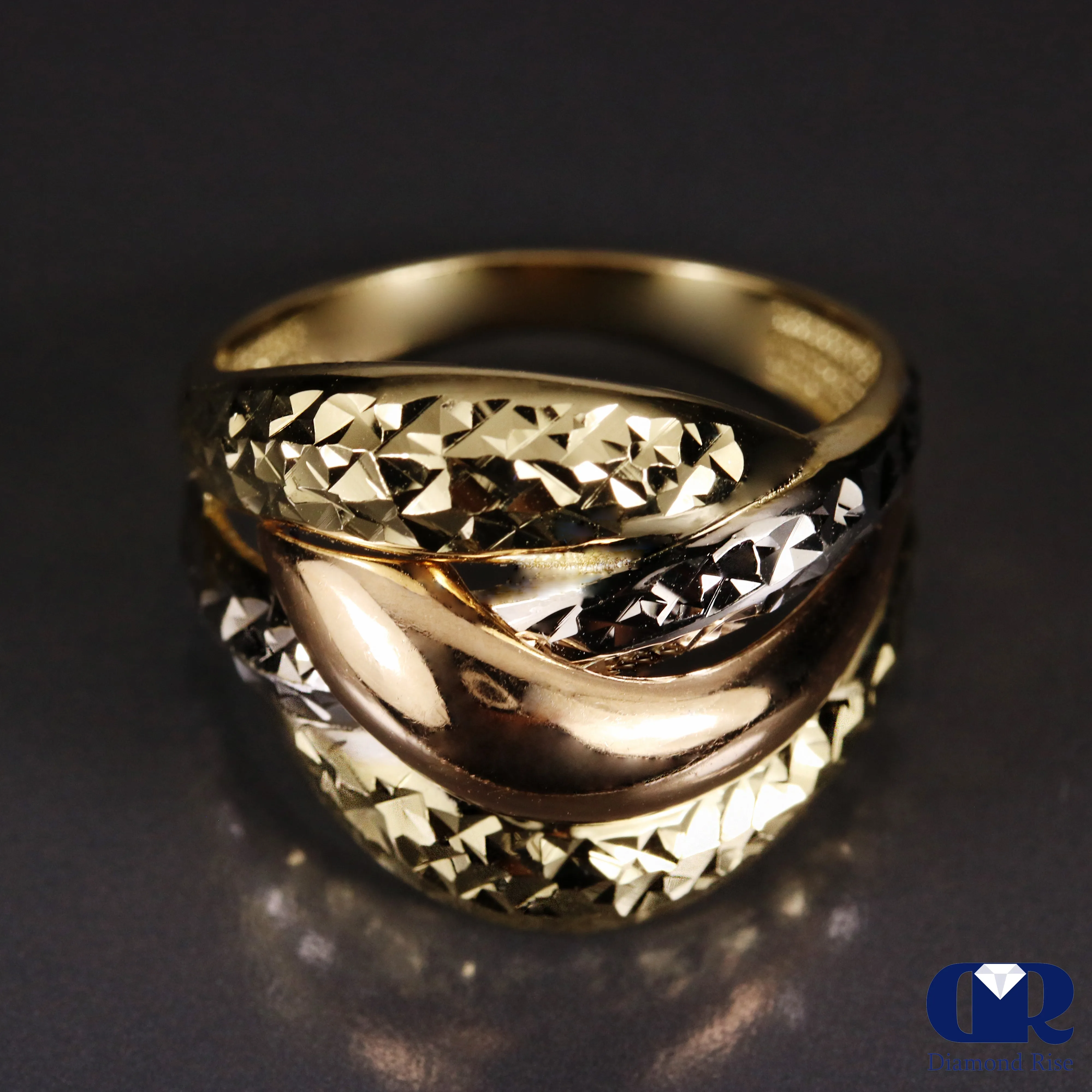 Women's 14K Gold Cocktail Ring Multi Color