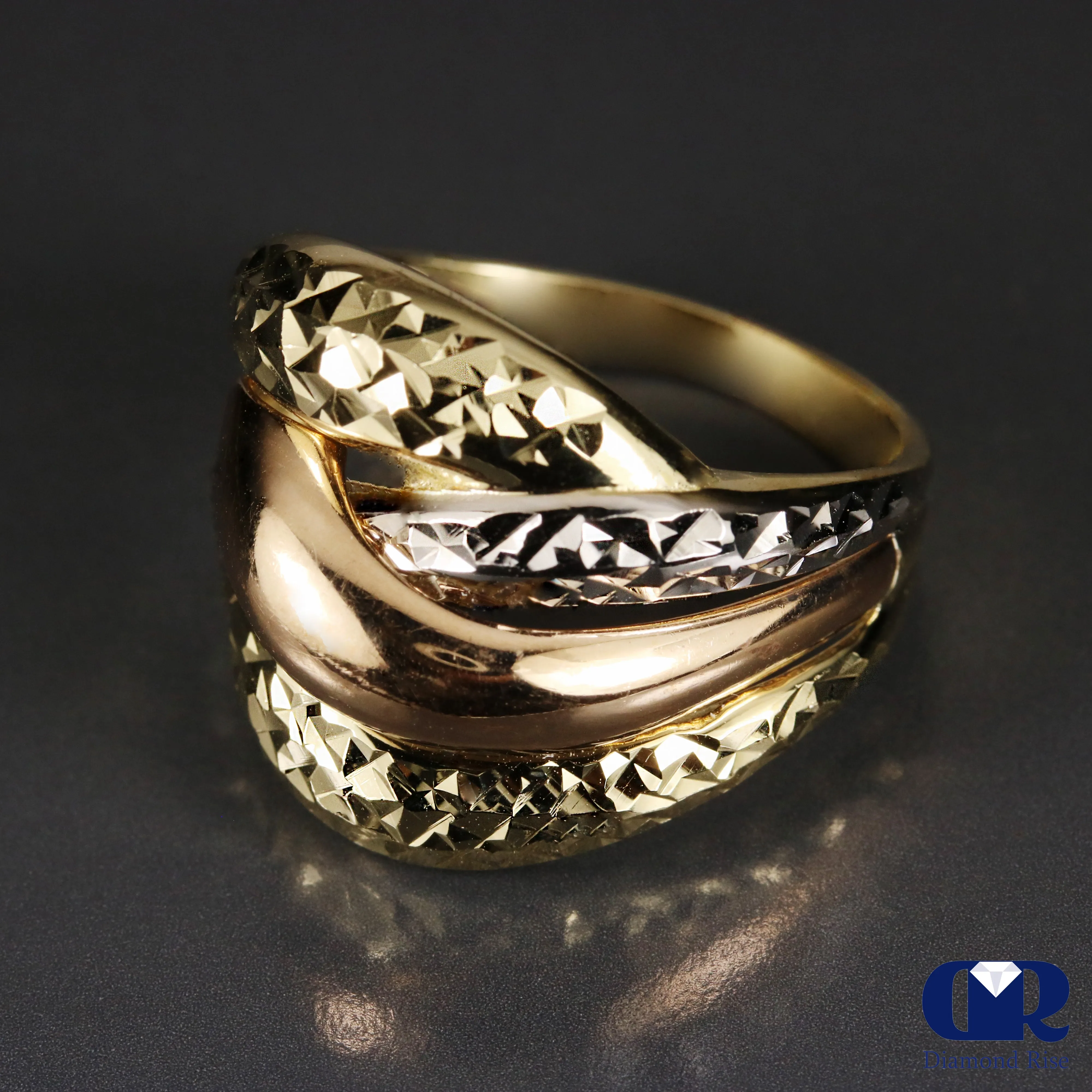 Women's 14K Gold Cocktail Ring Multi Color
