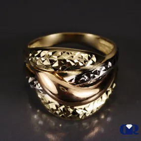 Women's 14K Gold Cocktail Ring Multi Color