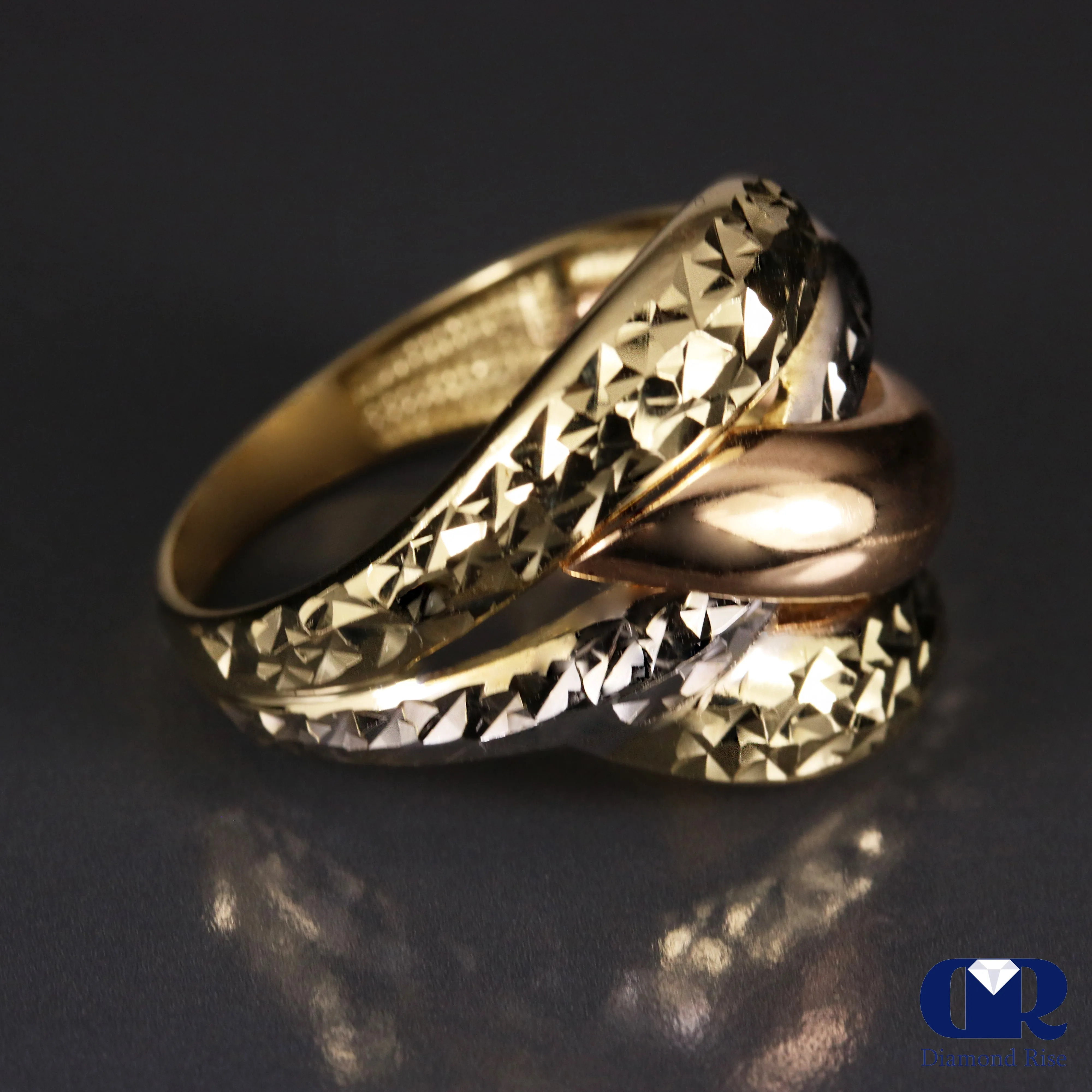 Women's 14K Gold Cocktail Ring Multi Color