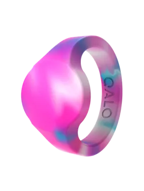 Women’s Tie Dye Signet Silicone Ring